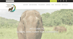 Desktop Screenshot of globalelephants.org